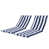 Navy Blue/White Striped