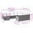  Garden Sofa Set Beige, Light Grey