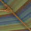 Parasol en bois de teck 7,5 pi-557198541