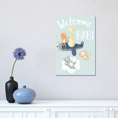Baby's Adventure II by Arrolynn Weiderhold - Wrapped Canvas Print