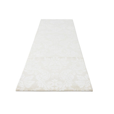 Tapis de couloir ivoire
