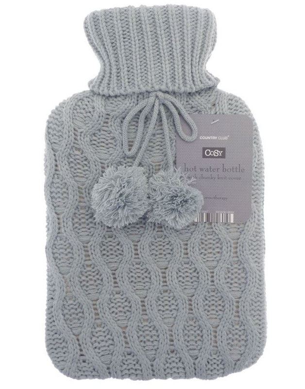 Country Club 2000ml Rubber Slim Water Bottle, Grey
