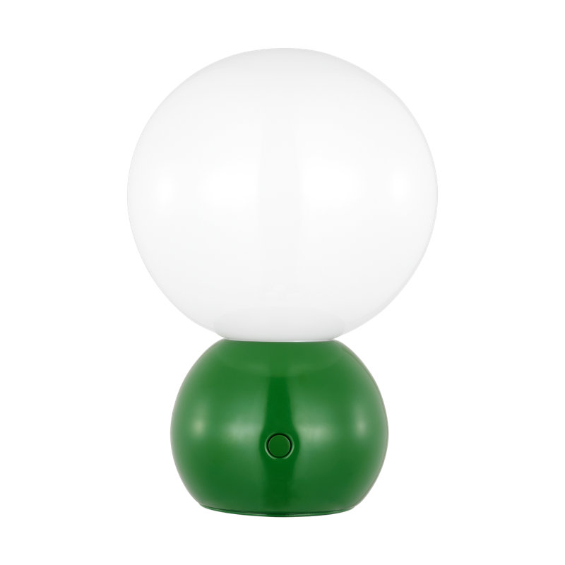 Suki Metal USB Table Lamp, Green