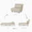 Elledge Twin 40.556'' Upholstered Convertible Sofa-717985047