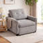 Fauteuil convertible capitonné l 35 po