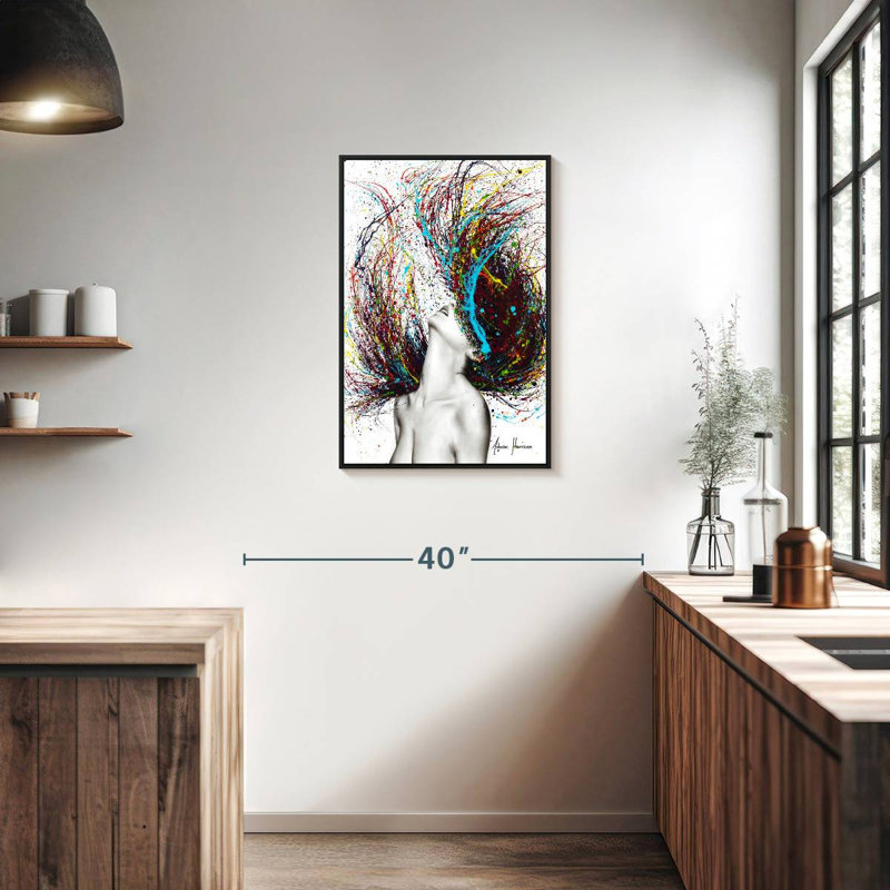 Excite, Floating Frame Black, 21" X 31"
