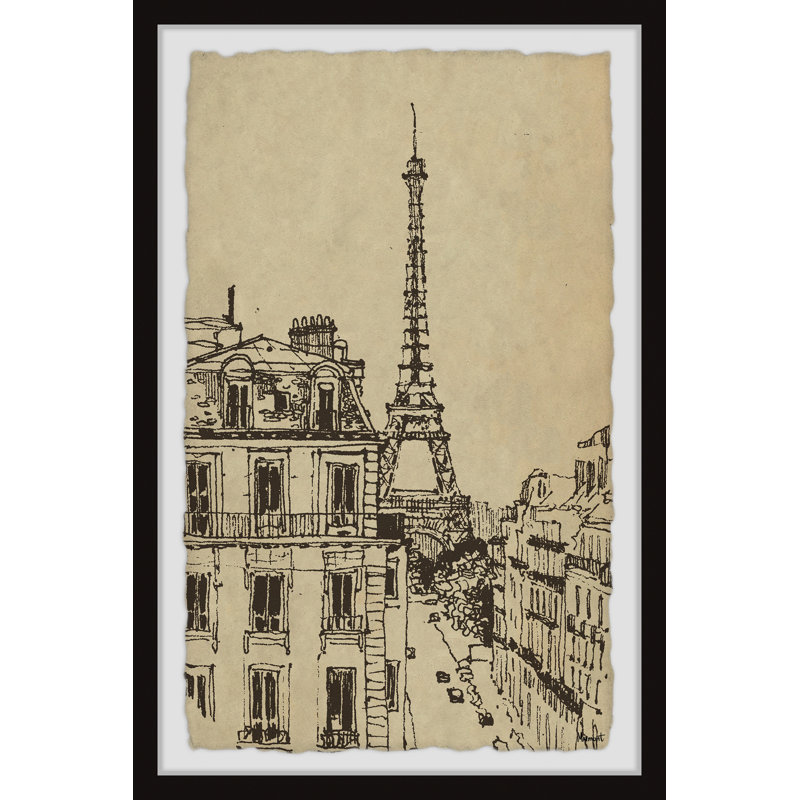 Dreamy Paris - Single Picture Frame Print, 30cm H x 20cm W x 3.81cm D