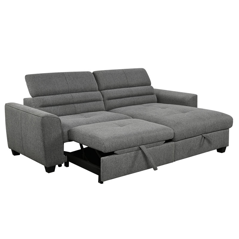 Canapé-lit modulaire faisant face à droite avec méridienne 112 po Nesia
