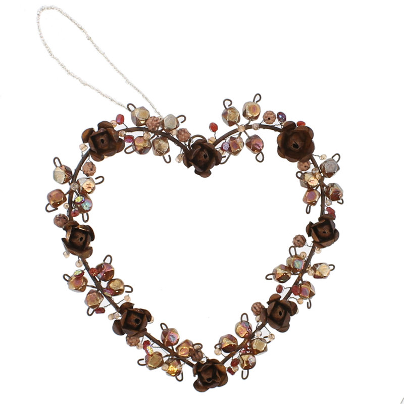 Wire Glass 7'' Wreath Hanger