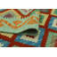 Tapis vert Bousson Kilim Russell