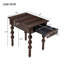 Table de bout en bois massif avec tiroir, canapé d'appoint rétro à assemblage facile pour le salon, élégant et durable-1440363435