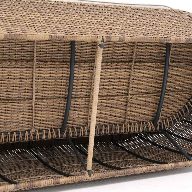Canapé d'extérieur avec coussins Cigi