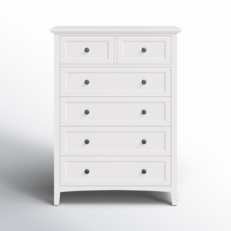 Renee 40'' W 5 - Drawer Dresser, White