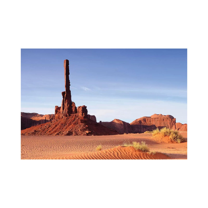 The Totem Pole by Brian Wolf - Wrapped Canvas Gallery-Wrapped Canvas Giclée, 20.32cm H x 30.48cm W