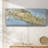 Mistral V in Azure - Framed Canvas-110606254