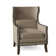 Kingston 31" Wide Top Grain Leather Down Cushion Wingback Chair