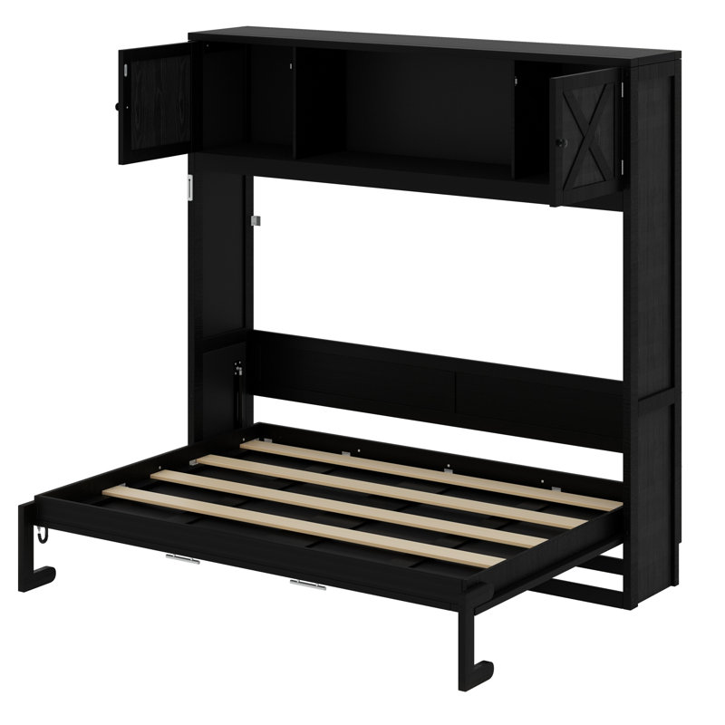 Lit escamotable avec armoires de rangement