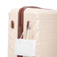 Grand bagage à carreaux en plastique dur 28 pouces ABS - Surface résistante aux égratignures et quatre roues multidirectionnelles-129384134