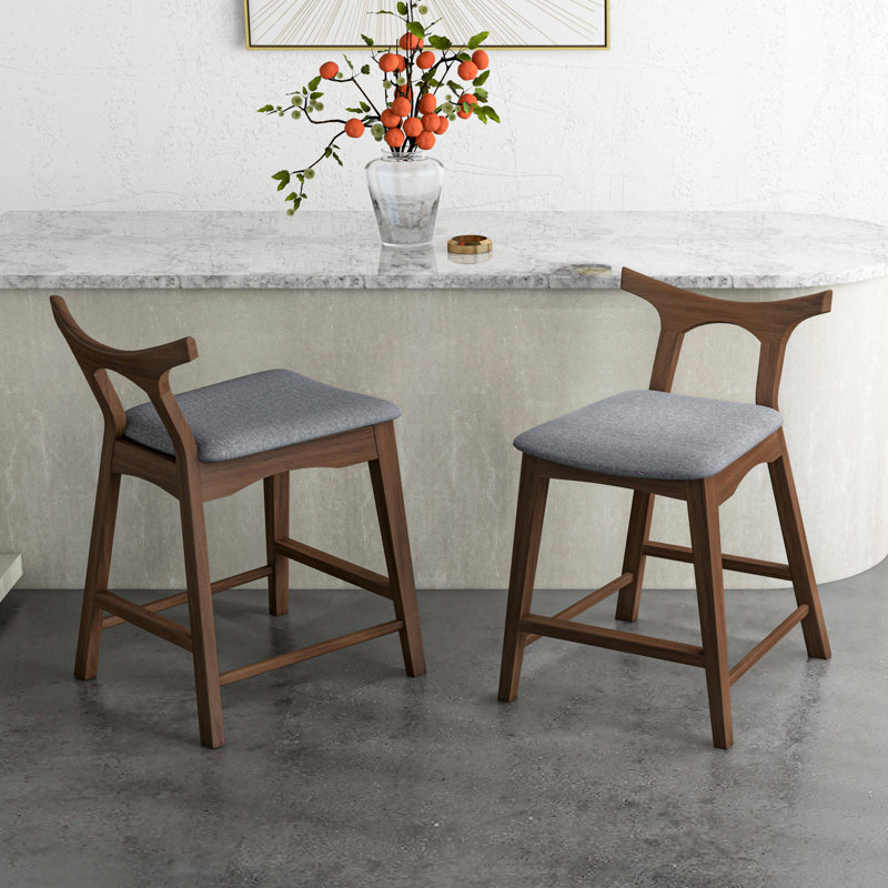 Ensemble de 2 chaises de bar Hester