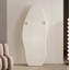 Miroir pleine longueur 63 po x 24 po, miroir ondulé irrégulier, miroir de plancher arqué, miroir mural suspendu ou appuyé contre le mur pour la chambre à coucher, miroir en bois enveloppé de flanelle-1441875320