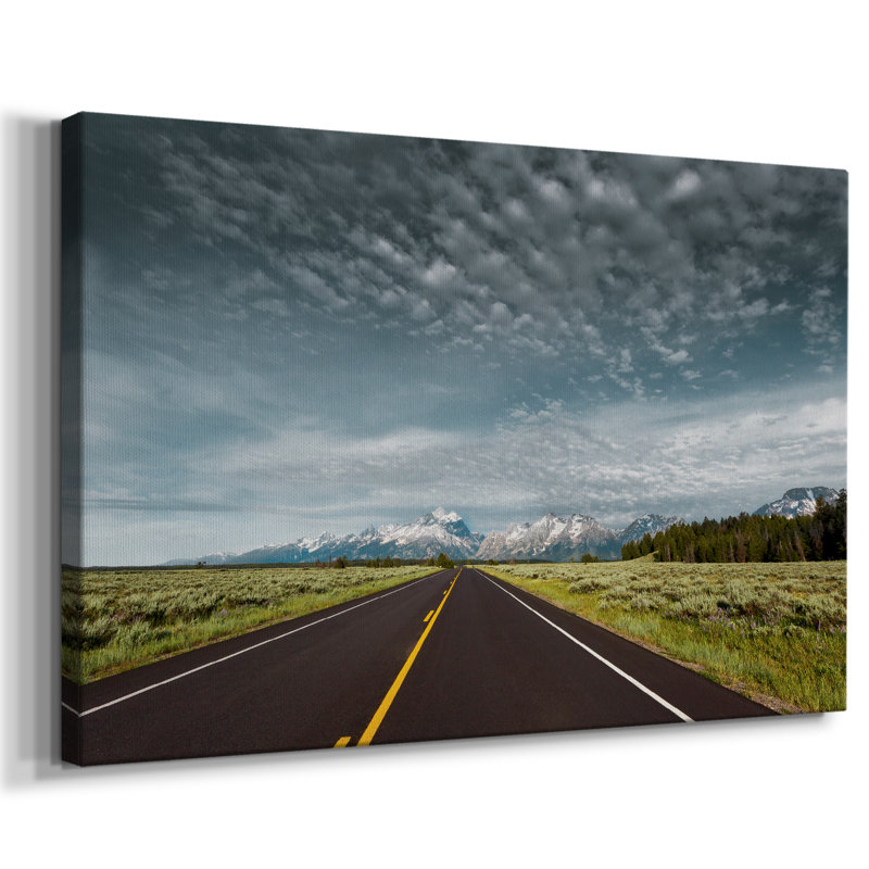 Empty Park Road - galerie Cavas, H 24 po x l 36 po