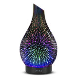 120ml Ultrasonic Essential Oil Diffuser, BPA-Free, Waterless Auto-Off, 4 Timer Settings, 7 LED Colours for Home, Yoga, Office