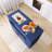 56.3" Rubber Wood Island Countertop Kitchen Cart With Power Outlets And LED Lights-1293894638