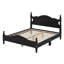  Cadre de lit plateforme en bois, lit plateforme de style rétro-1291248641-1291248640