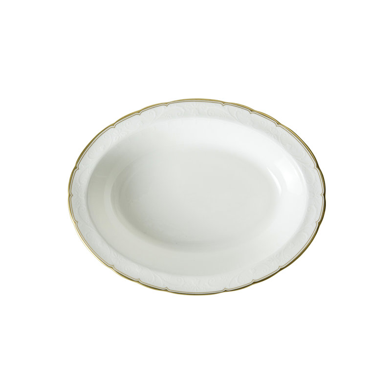 Darley Abbey Open Bone China 12 fl oz. Vegetable Bowl