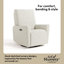 Santorini Deluxe Power Recliner Swivel Glider-2144485363