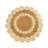 Two Tone Round Jute Mat