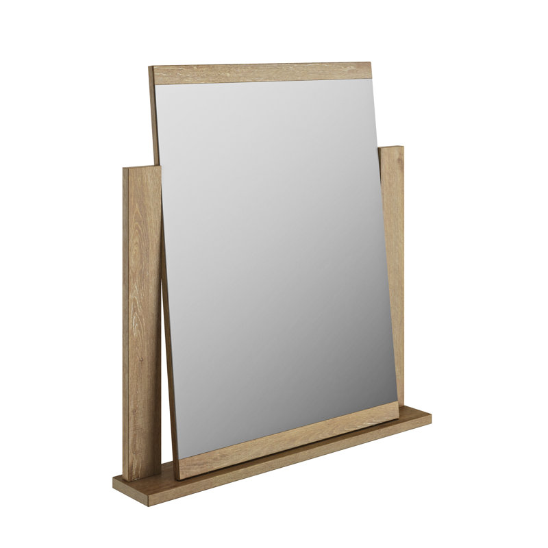 Jaleiah Wood Flat Floor Mirror