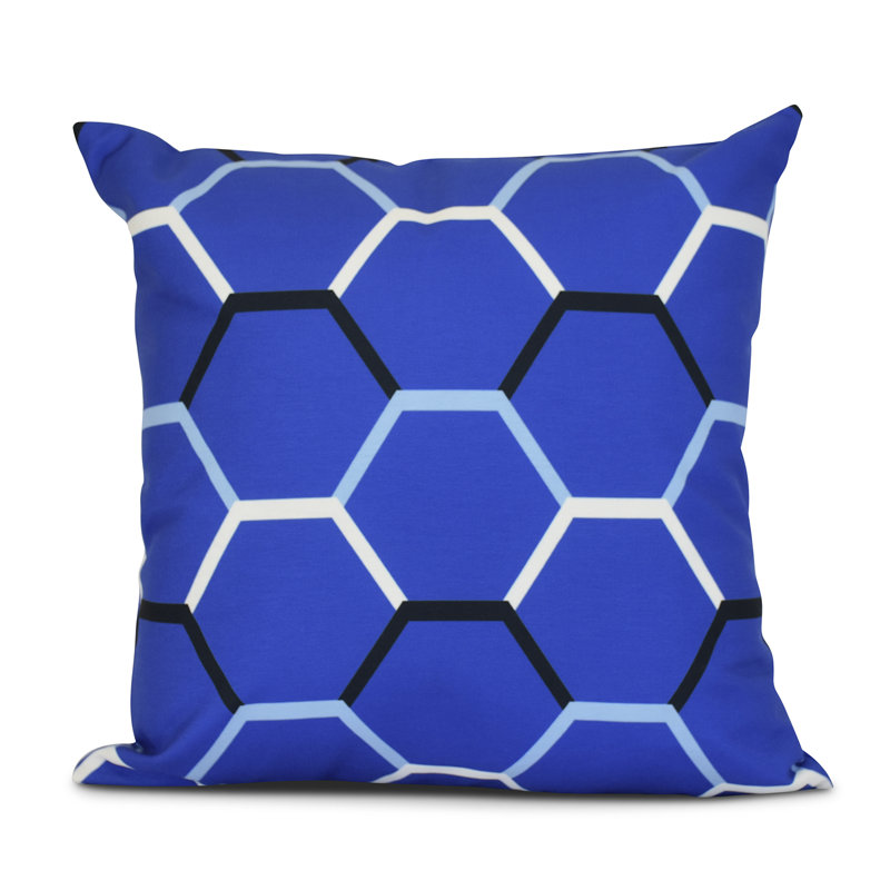 Housse de coussin d'extérieur carré Sail, Sun, and Fun Cool Shades, Bleu, H 18 po x l 18 po x P 3 po