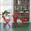 3-Piece Foldable Patio Bistro Set With Round Table And Two Chairs-329217494