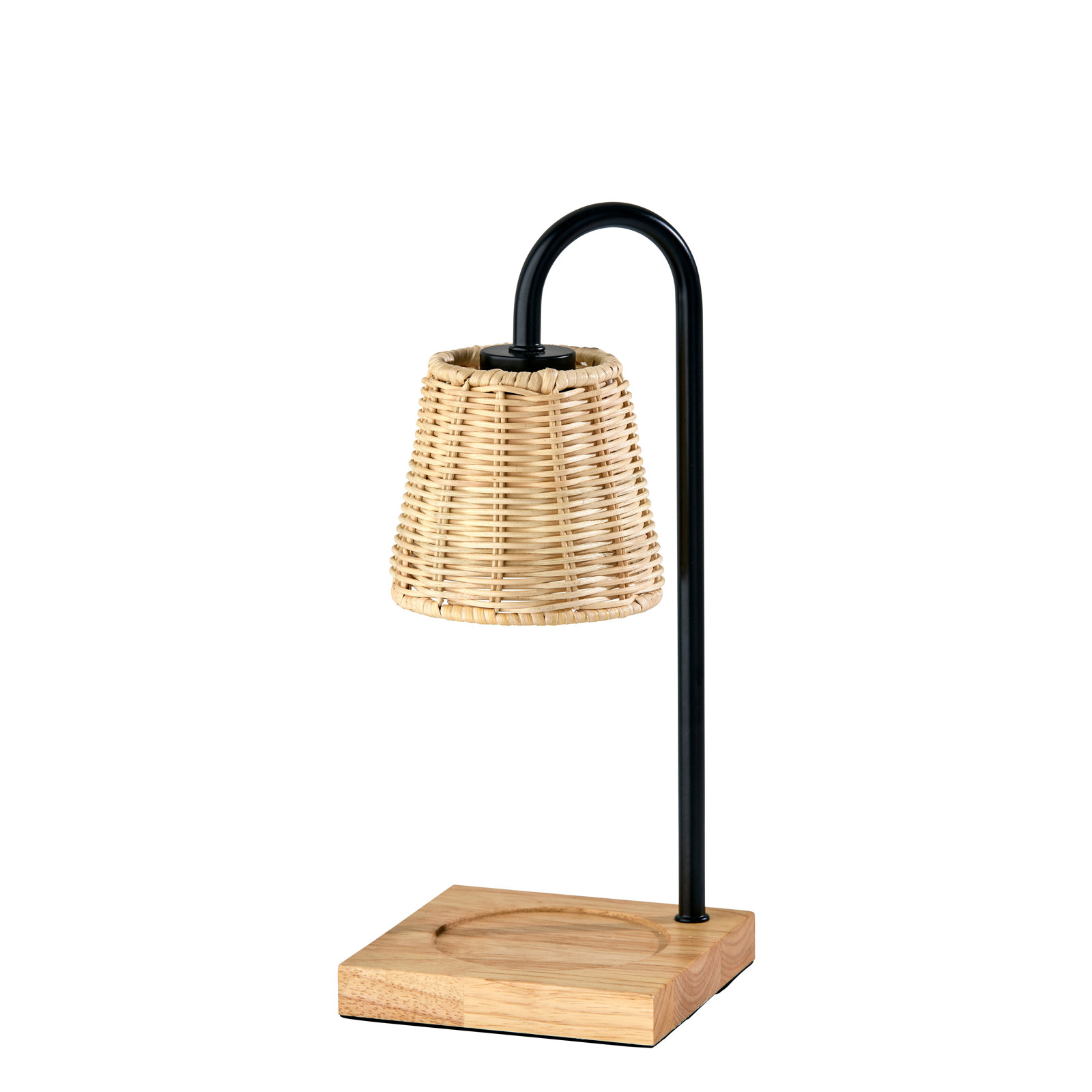 Ridgley Candlewarmer Lamp, Beige/Black