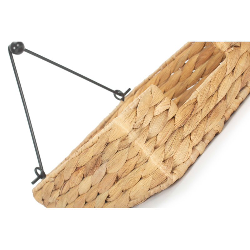 Wicker Water Hyacinth Napkin Holder Basket