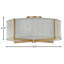 Plafonnier semi-encastré 3 lumières 19,5 po Axis-1301421799-1301421784