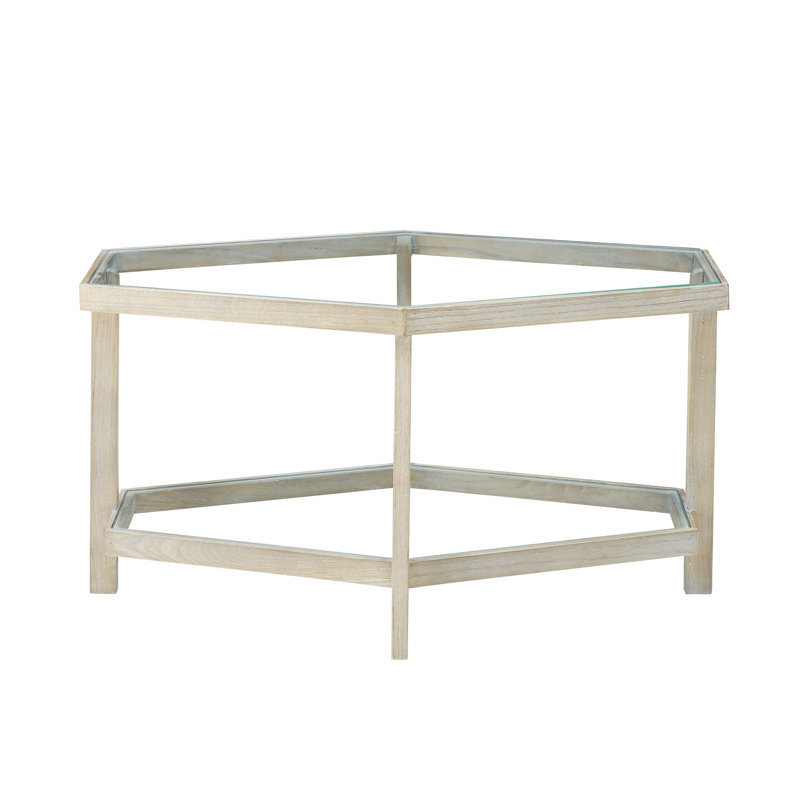 Bashira Glass Top End Table