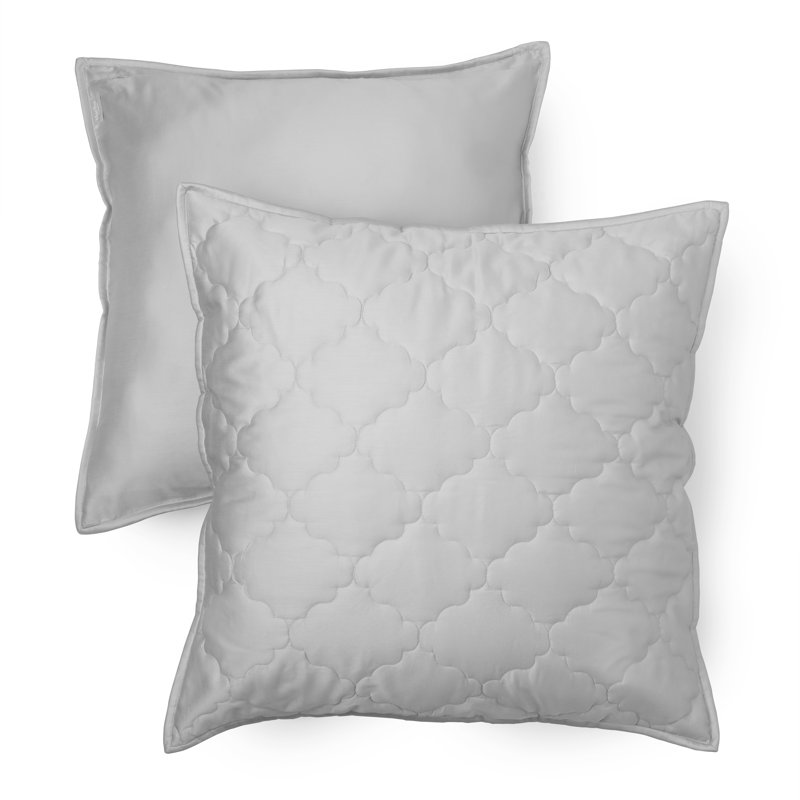Taie décorative 100% coton Emerson, Gris