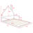 Floor Bed With House-Shaped Headboard-269340407