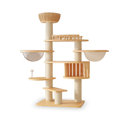 8 Tiers Cat Tree with Condons,Perch,Scratching Posts
