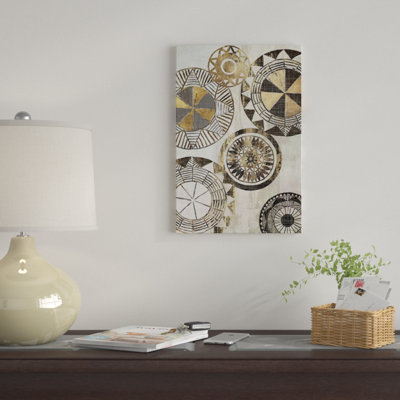 « africain rings i », impression sur toile