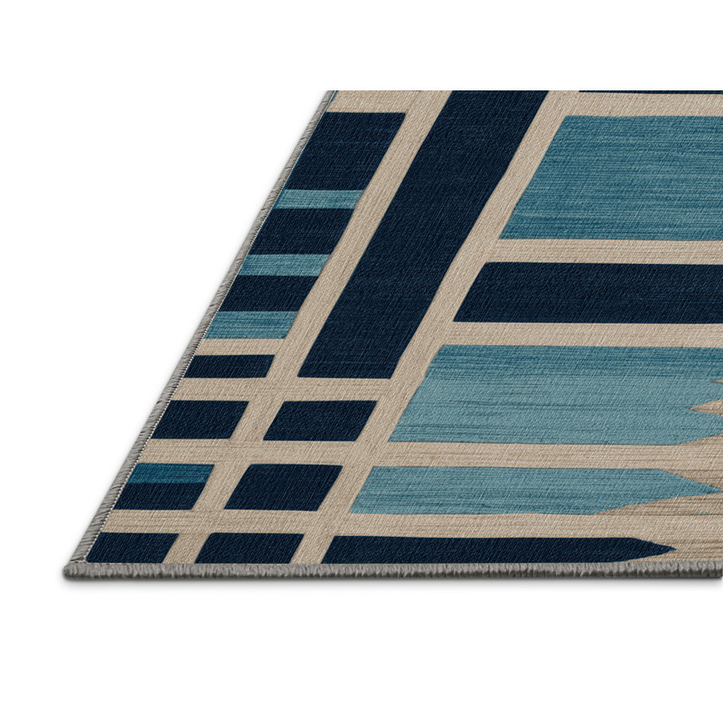  Tapis bord de mer lavable Urban Seaside, Rectangle 5 pi x 7 pi