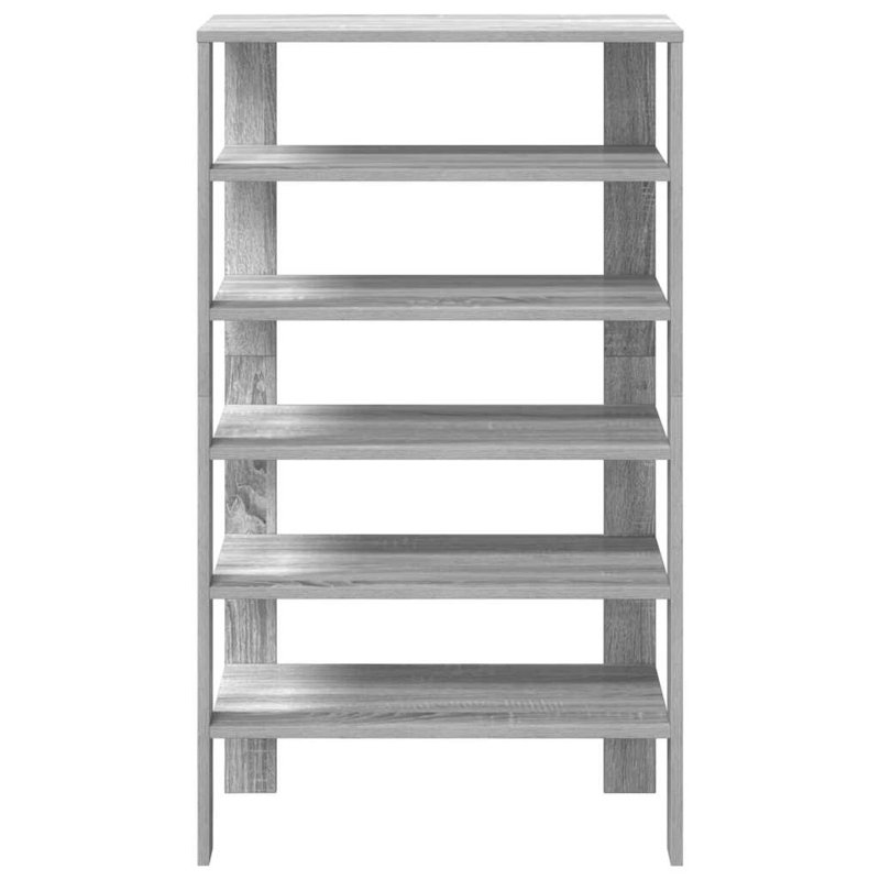 10 Pair Shoe Rack, Grey Sonoma