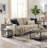 C-Shaped Side Table, 3-Tier Narrow End Table For Living Room-119409560-123293047