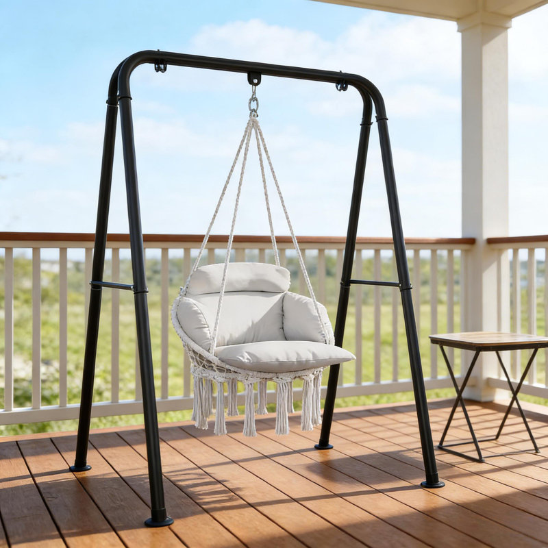 Outdoor Hanging Chair,Hammock Swing Chair, Gray