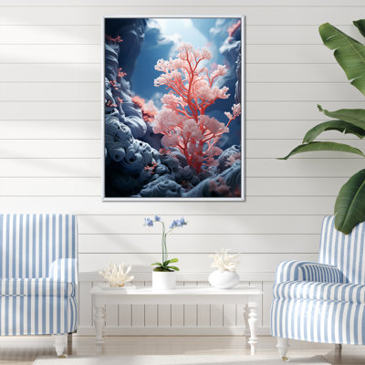 " Pink Coral And Anemones Dance III "