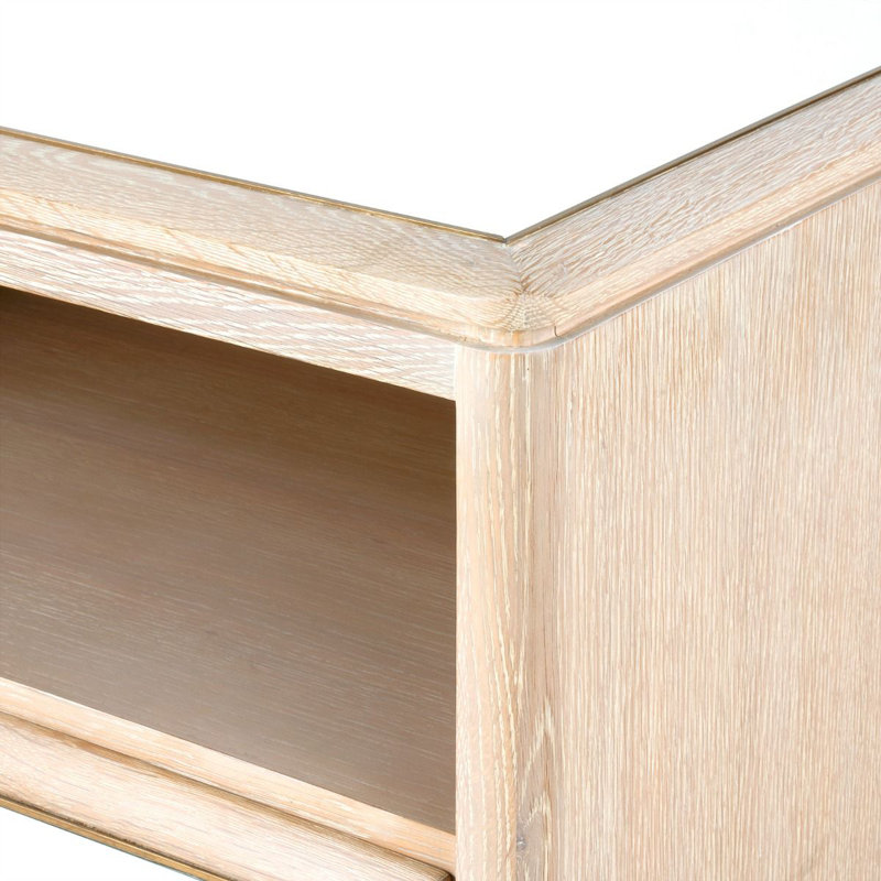 Sophia 1 - Drawer Solid Wood Nightstand