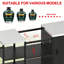 Support pour îlot de cuisine extérieur pour Big Green Egg et Kamado Joe Jr, table de préparation en acier inoxydable 304, rangement réglable, capacité de 520 lb, station de barbecue portable facile à installer