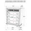 Commode 5 tiroirs